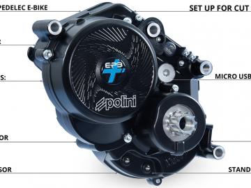 Polini E-P3+ motor with belt drive